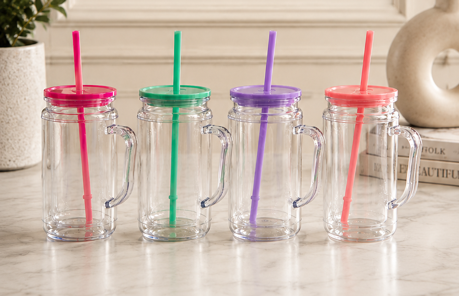 20oz Acrylic Tumbler with Handle