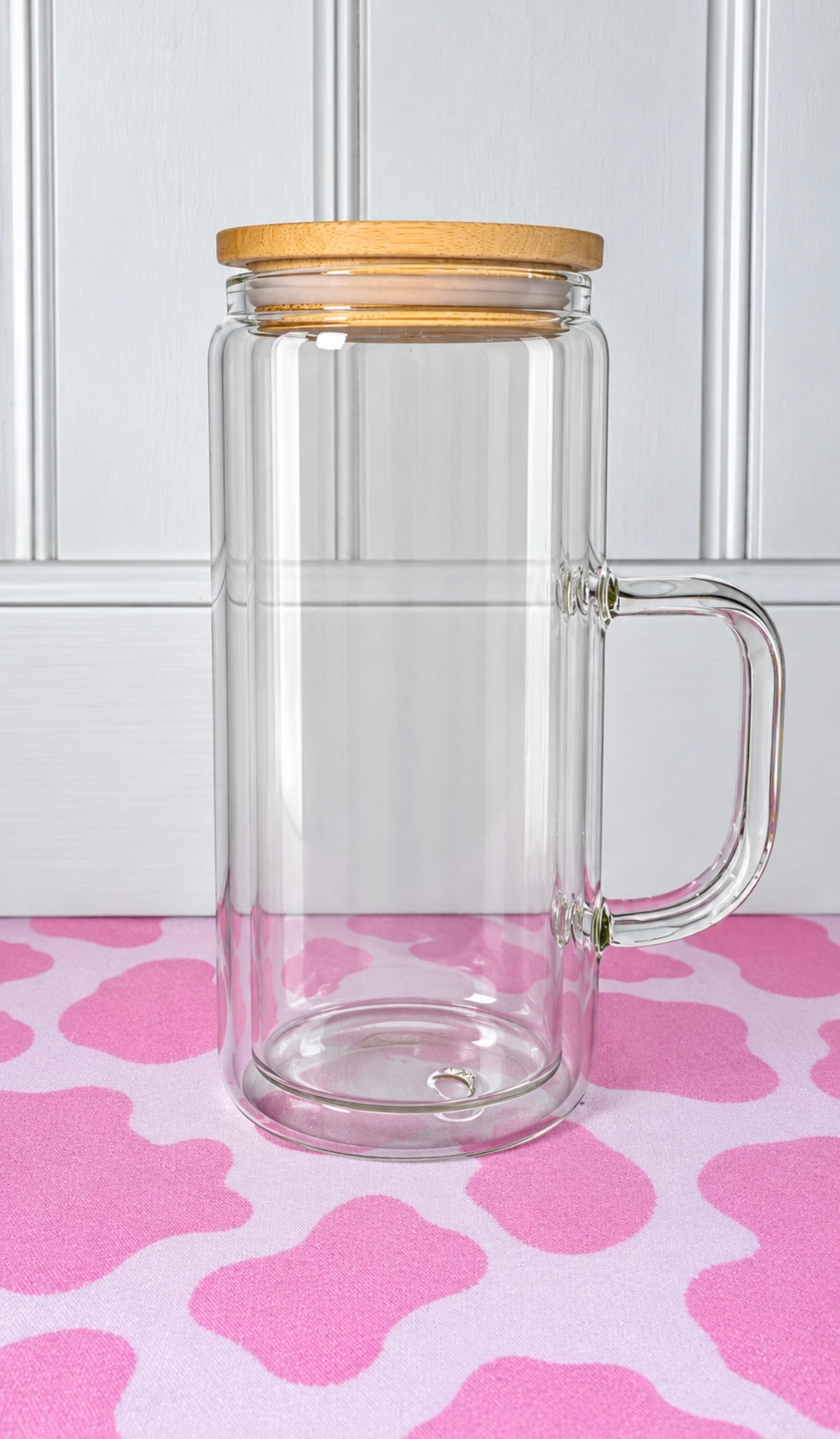 20oz Glass Snowglobe Mug