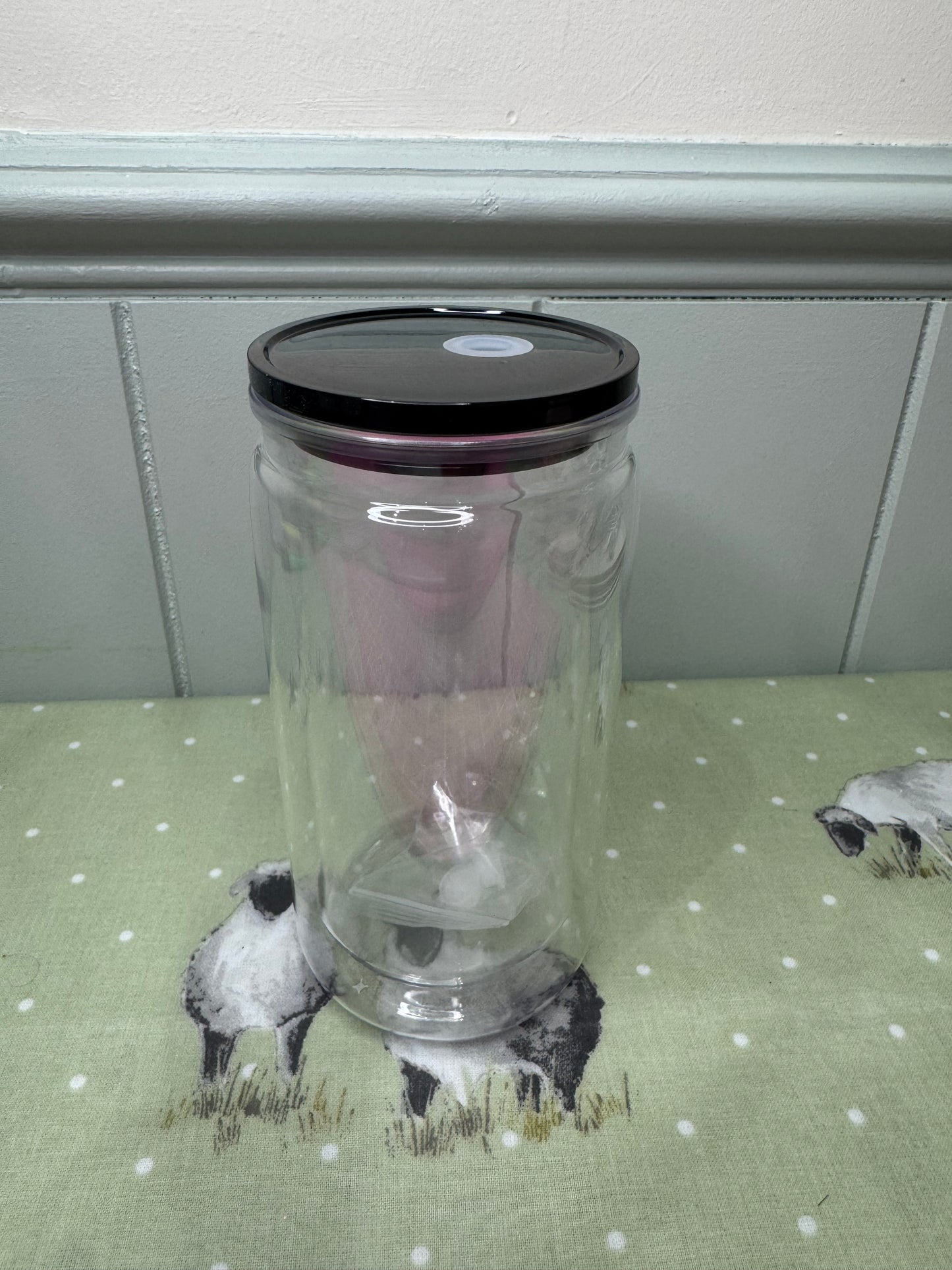 16oz Acrylic Snowglobe Tumbler