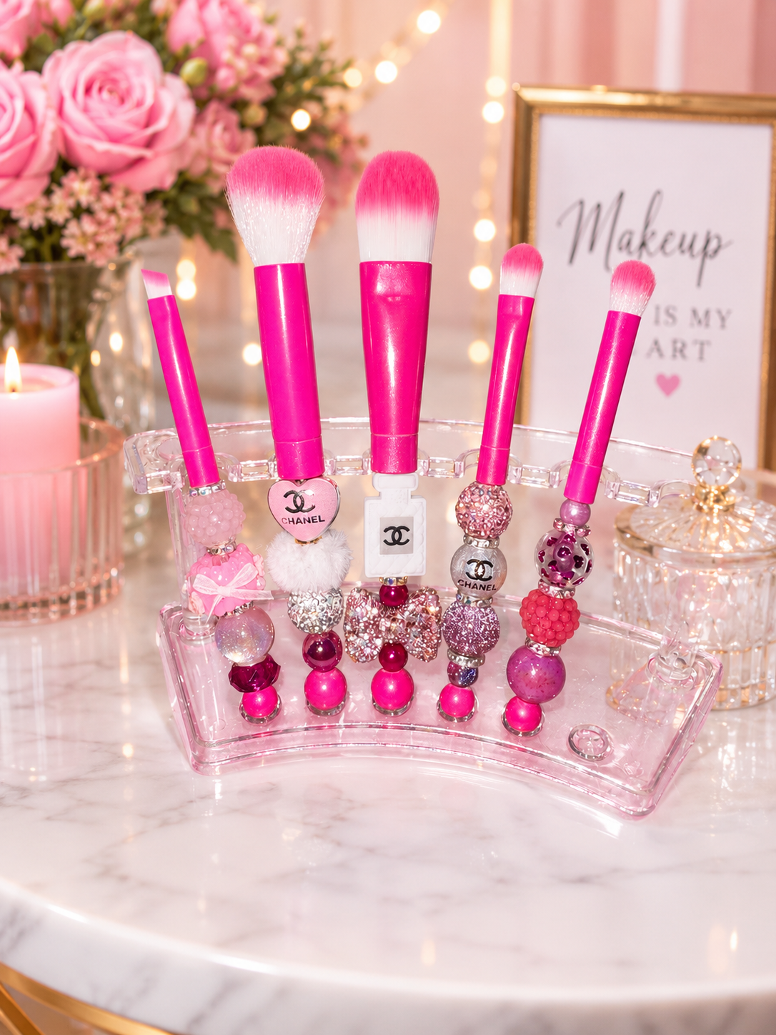 Beadable Make-Up Brushes