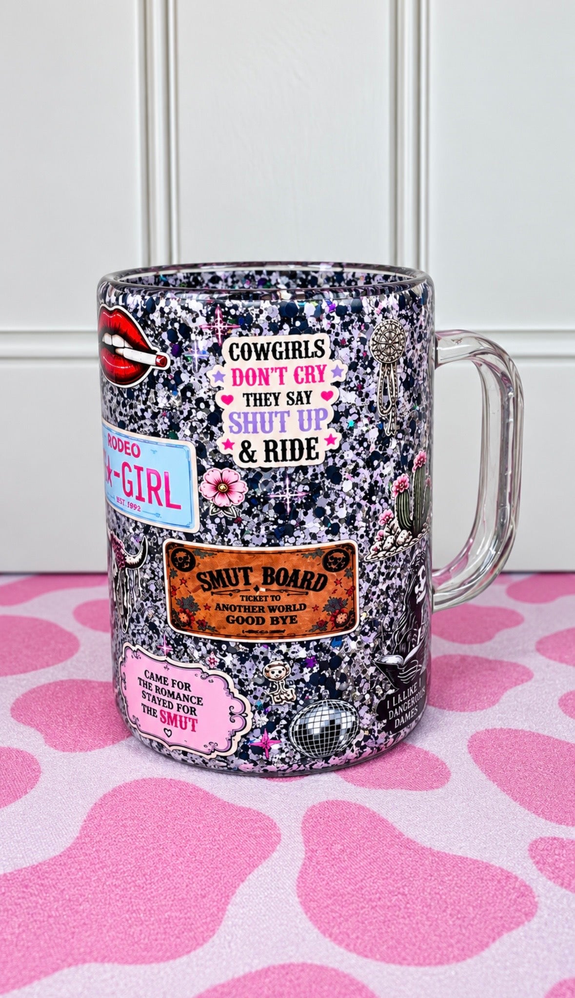 Glass Snowglobe Mug