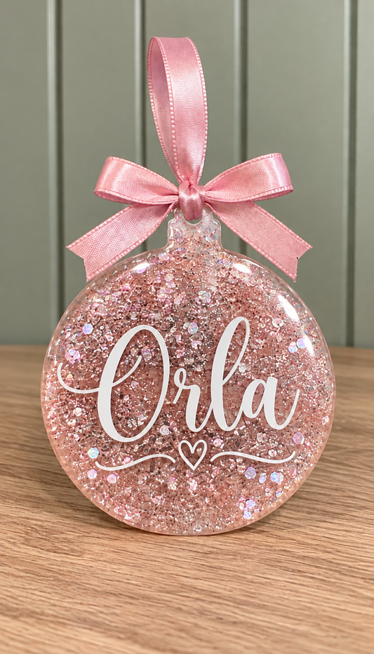 Flat Acrylic Bauble