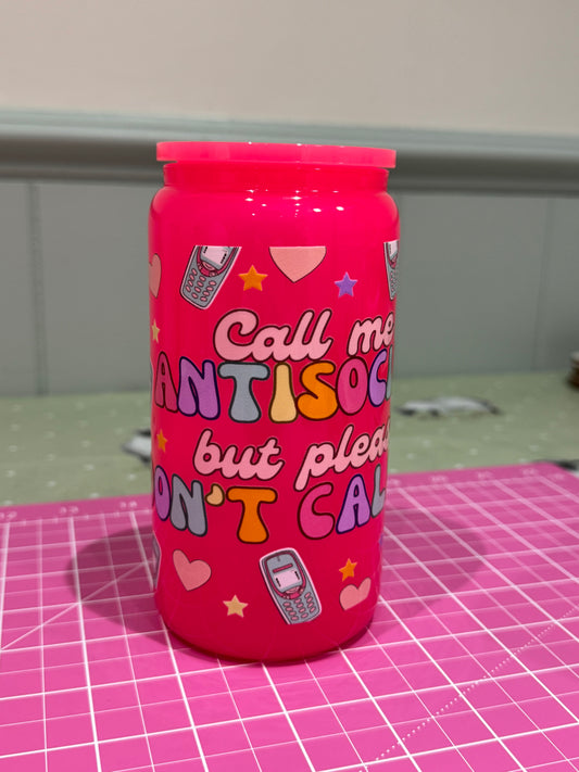 Libbey Can 16oz Glass