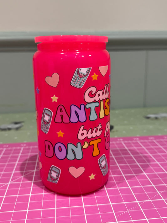 Libbey Can 16oz Glass