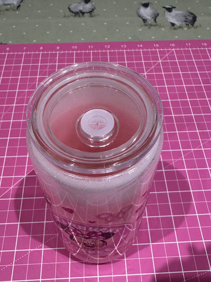 Strawberry Milkshake 16oz Glass