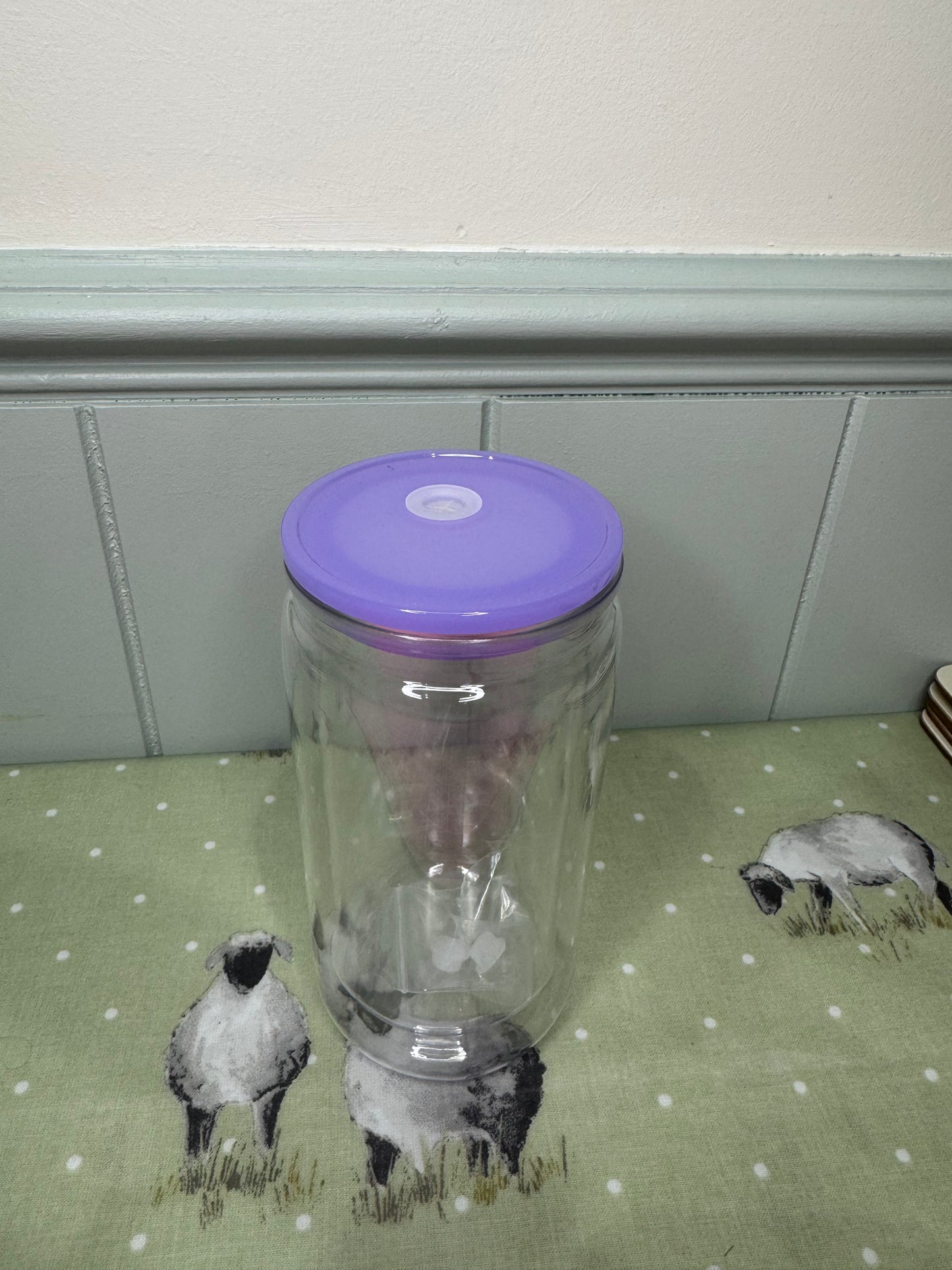 16oz Acrylic Snowglobe Tumbler
