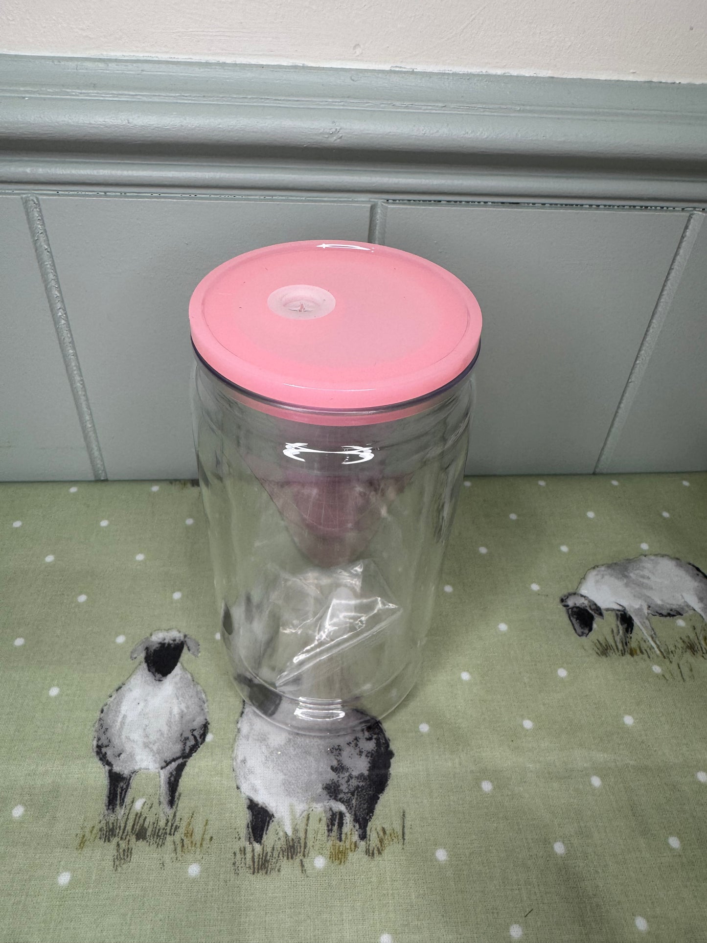 16oz Acrylic Snowglobe Tumbler