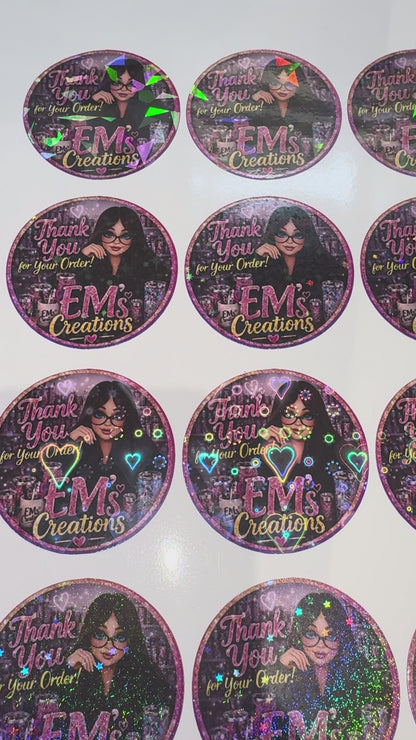 Stickers - Priced per sheet - Standard size is 12 stickers per sheet.